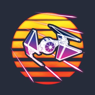 Synthwave TIE Interceptor T-Shirt