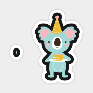 Koala wishing you a happy birthday Magnet