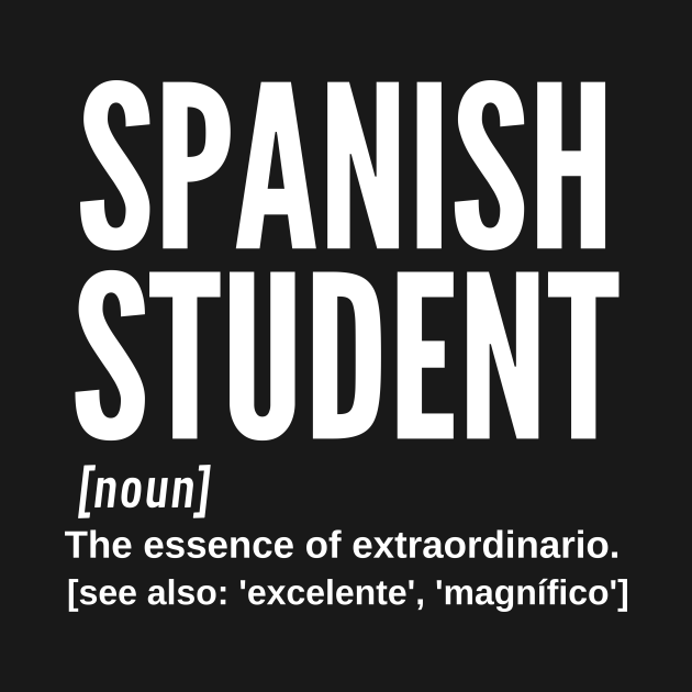 Spanish Learner Español Dictionary Definition Male