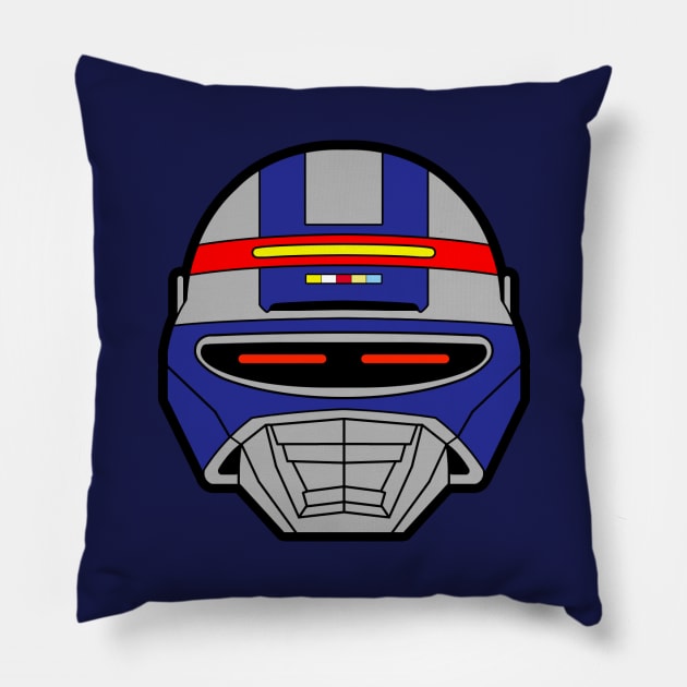 Cyan Space Sentry Pillow by CrookBu41