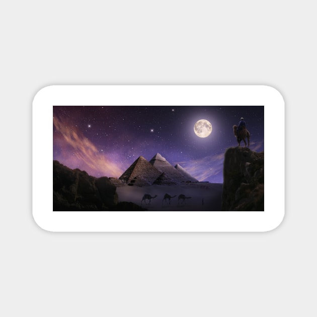 Egyptian Night Sky Magnet by Divan