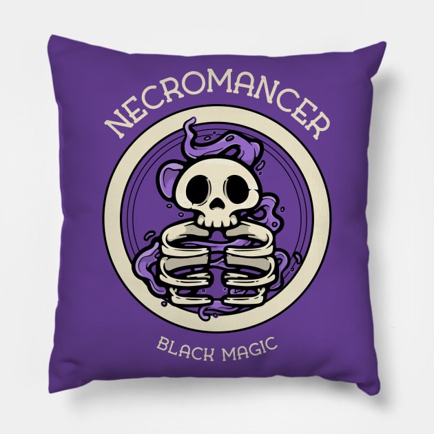 Necromanger | Black Magic Pillow by AladdinHub