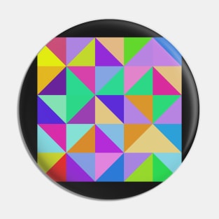 neo geo geometrical abstract design Pin