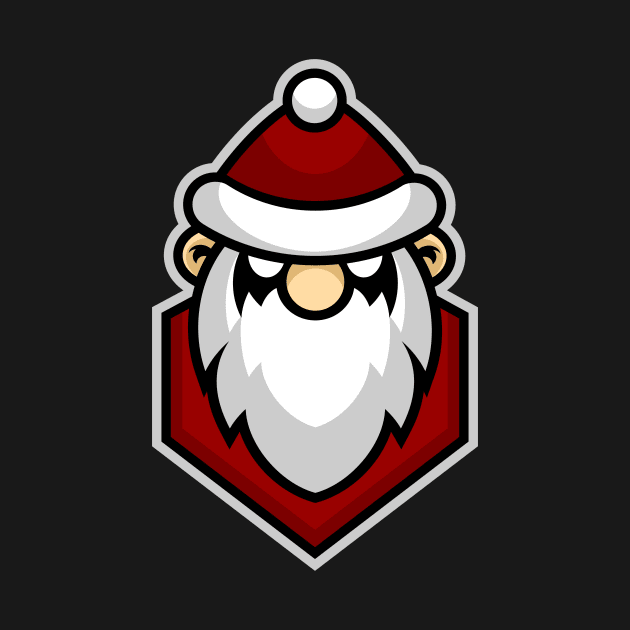 Illustration santa mascot design by Wawadzgnstuff