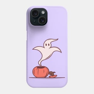 Ghost Genie and Pumpkin Phone Case