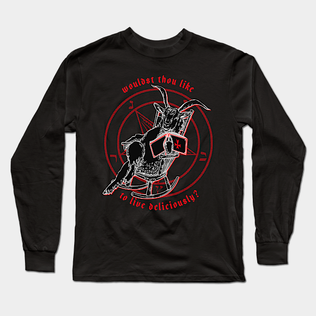 Black Phillip - Satanic - Long Sleeve T-Shirt