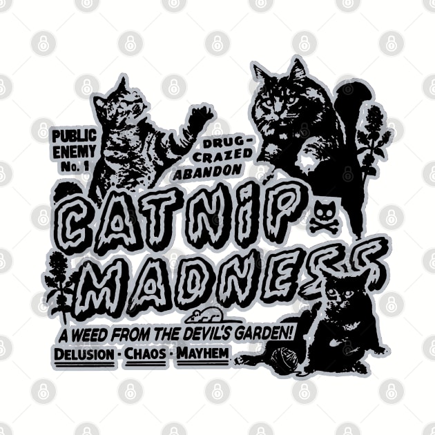 Copy of Catnip Madness Cute Kitten Funny Cat Pet Humor by masterpiecesai