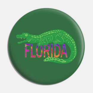 Florida Alligator Pin