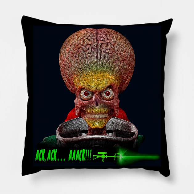 MARS ATTACKS Pillow by EBAN