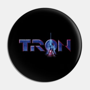 Black Tron 1982 Pin