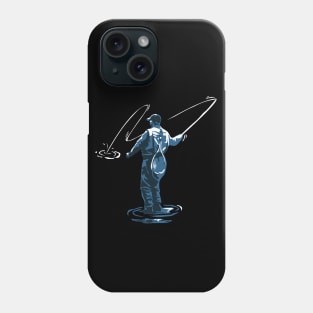 Ocean Salmon Fly Fishing Phone Case