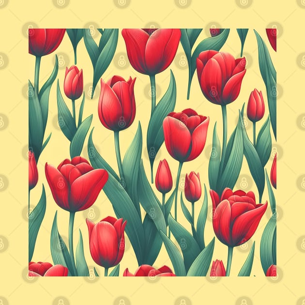 Tulip Flower by Jenni Arts