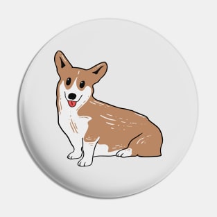 Cute Corgi II Pin