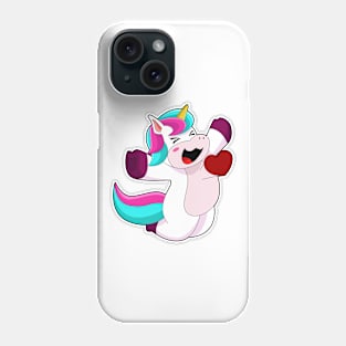 Unicorn with Heart Phone Case