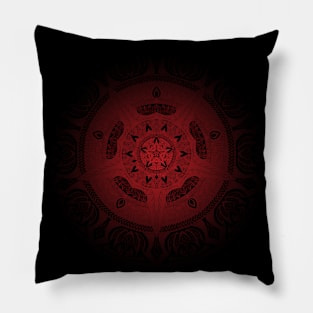 Large Mixed Themed Mandala Fade Out Pillow