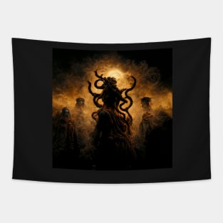 Algol - The Dark Goddess, the Powerful Woman (Variation) Tapestry