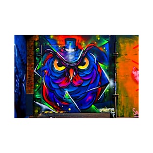 Owl Graffiti Street Art Camden Town London T-Shirt