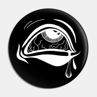 Eye crying Pin