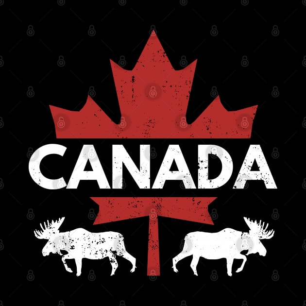 Canada pride Useh flag rocky mountains by Caskara