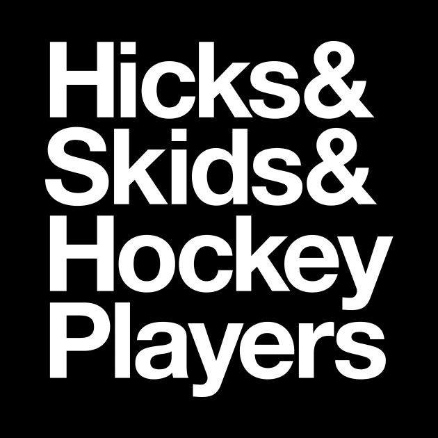 Hicks & Skids & Hockey Players by Wright Art