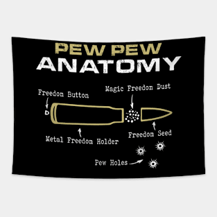 PEW PEW Anatomy Tapestry