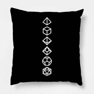 D20 Dice Set Pillow