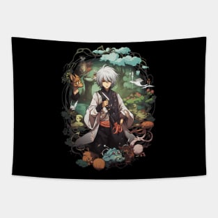 mushishi fanart anime graphic tee Tapestry