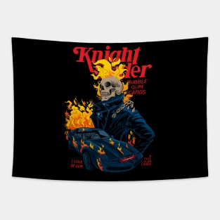 Ghost Knight Rider Tapestry