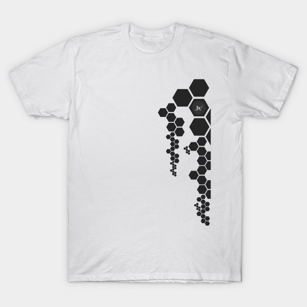 Discover Hexagon Vines (Asymmetrical) - Jayeson Andel - T-Shirt