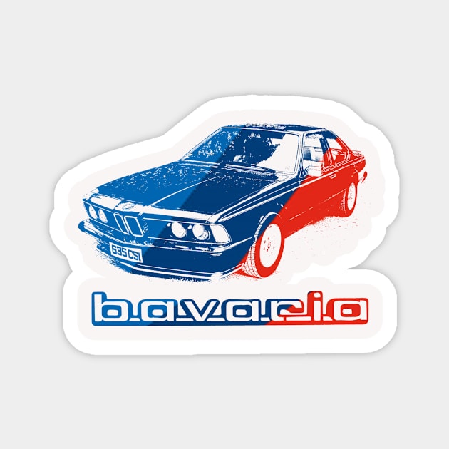 bavaria motorsport Magnet by retroracing