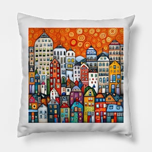 Large Town Pillow