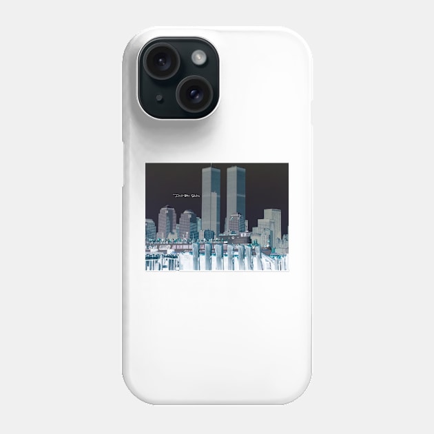 World Trade Center - Twin Towers - 09/07/2001 Phone Case by davidbstudios