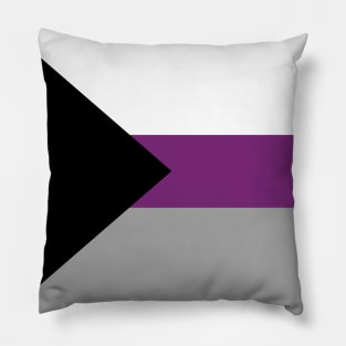 Seamless Repeating Demisexual Pride Flag Pattern Pillow