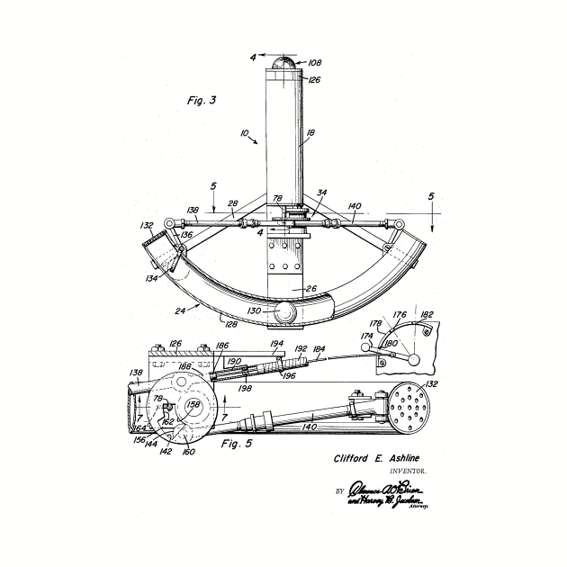 Impact Responsive Distress Signal Device Vintage Patent Hand Drawing by TheYoungDesigns