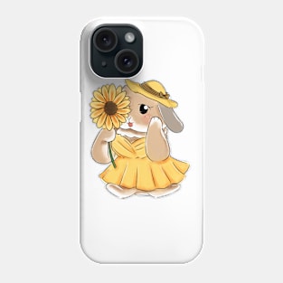 Yellow Rabbit Outfit _ Bunniesmee Phone Case