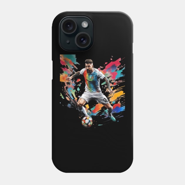 Football Striker Phone Case by animegirlnft