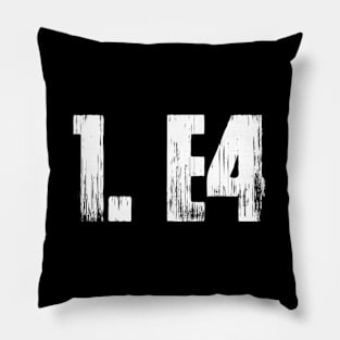 1 E4 Chess Player Chess Opening Tournament Pillow