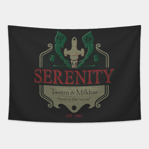 Serenity Tavern & Milkbar Tapestry by ACraigL