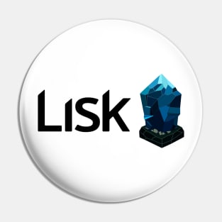 Lisk CryptoCurrency Logo. Pin