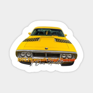 1972 Plymouth Road Runner 2 Door Hardtop Magnet