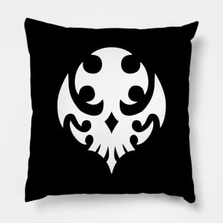 Neo The World Ends With You White Skull Pin Pillow