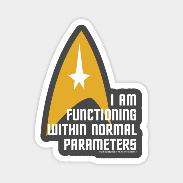 Star Trek - Normal Parameters Magnet by oddmatter