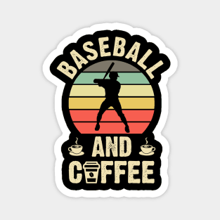 Baseball and coffee Magnet