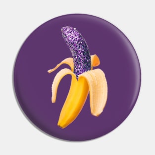 Glitter banana Pin