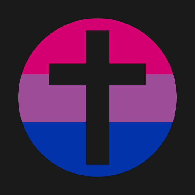Bi Pride Cross by anomalyalice