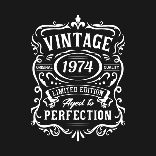 Vintage 1974, 50th Birthday T-Shirt