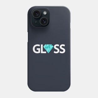 Gloss typography design Phone Case