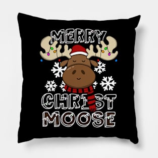 Merry Christmoose Pillow