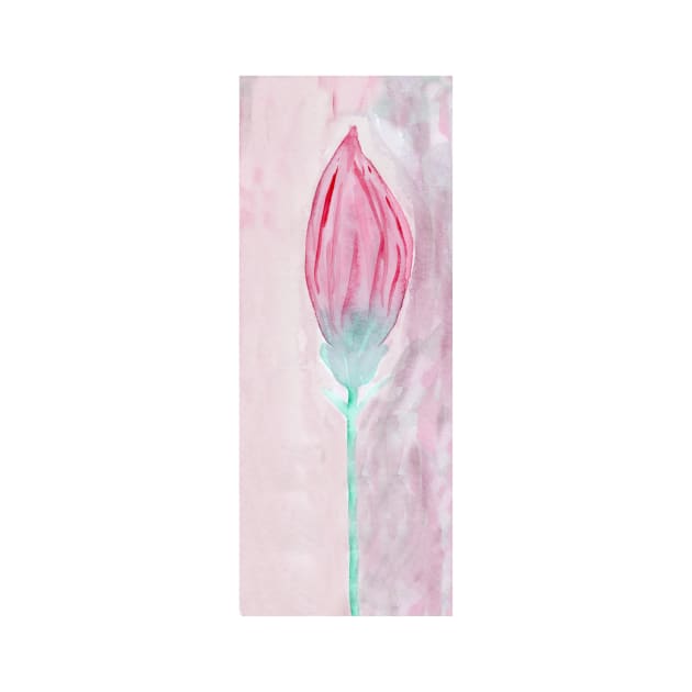Pink Tulip Painting by EugeniaAlvarez
