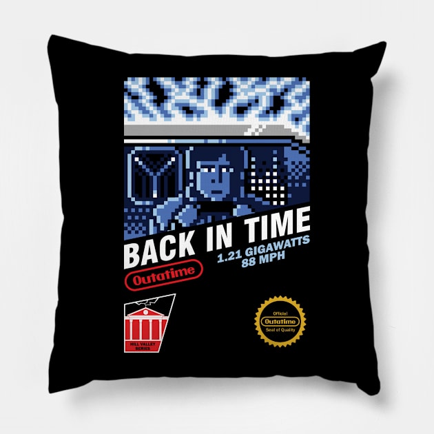 Back in Time Pillow by Stationjack